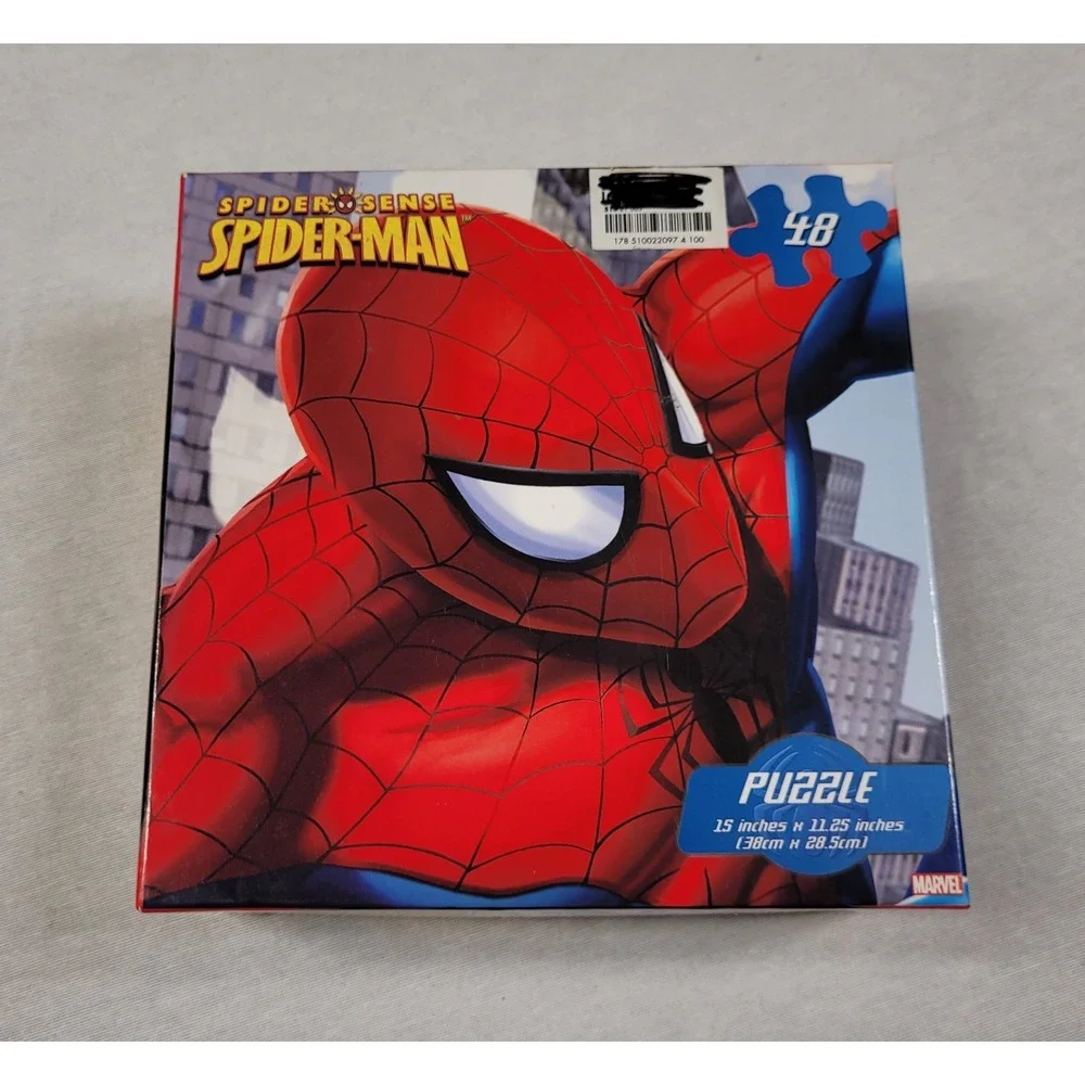 Cardinal Marvel Spider-Man in the Spider Sense 48-Piece Jigsaw Puzzle - Complete